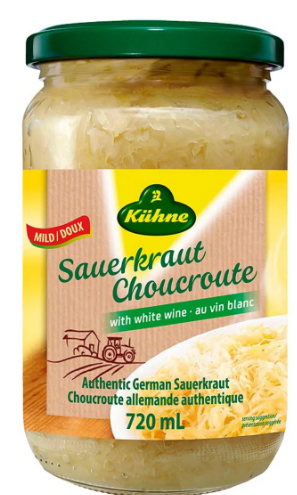 kuhne sauerkraut whitew wine